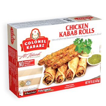  CHICKEN KABAB ROLLS 4CT